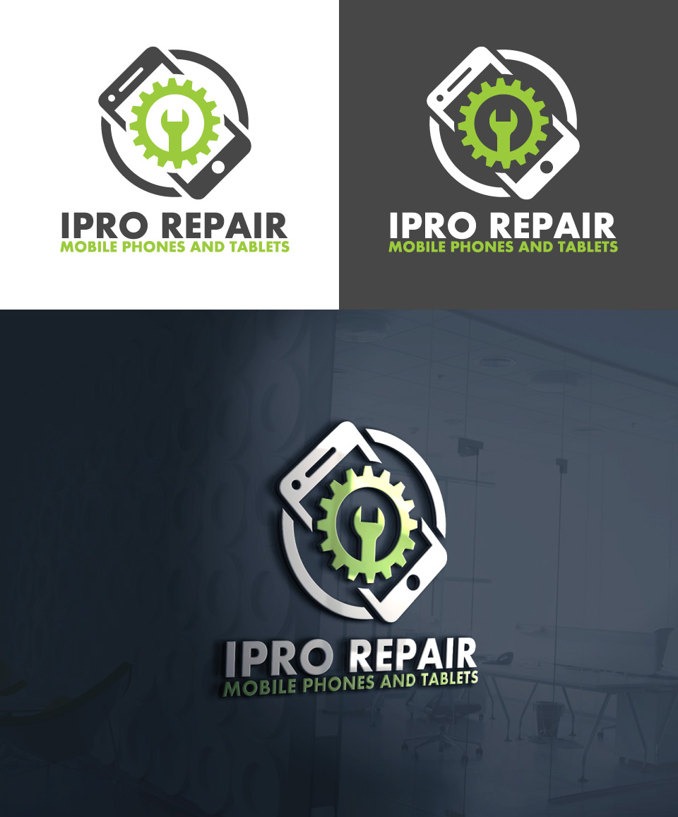 Logo Design by Impressive Solutions for iPro Repair | Design #15581355