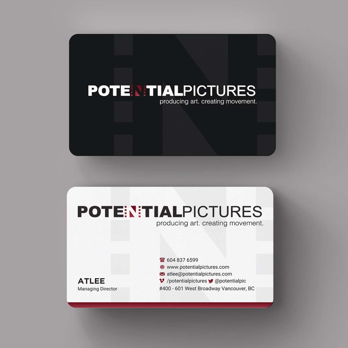 Design de Papeterie par INDIAN_Ashok pour Potential Pictures Inc | Design #15336729