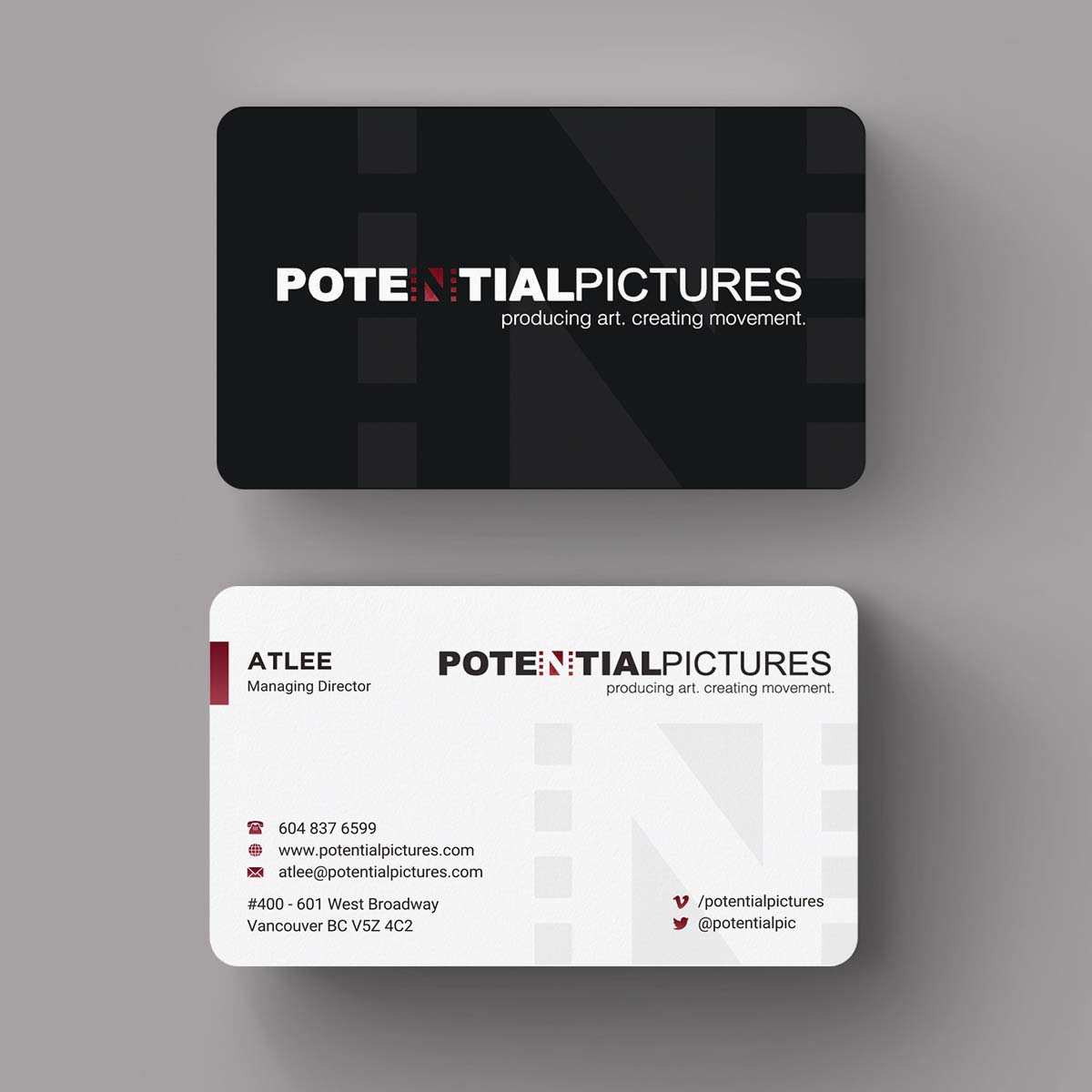 Stationery Design by INDIAN_Ashok for Potential Pictures Inc | Design #15336734