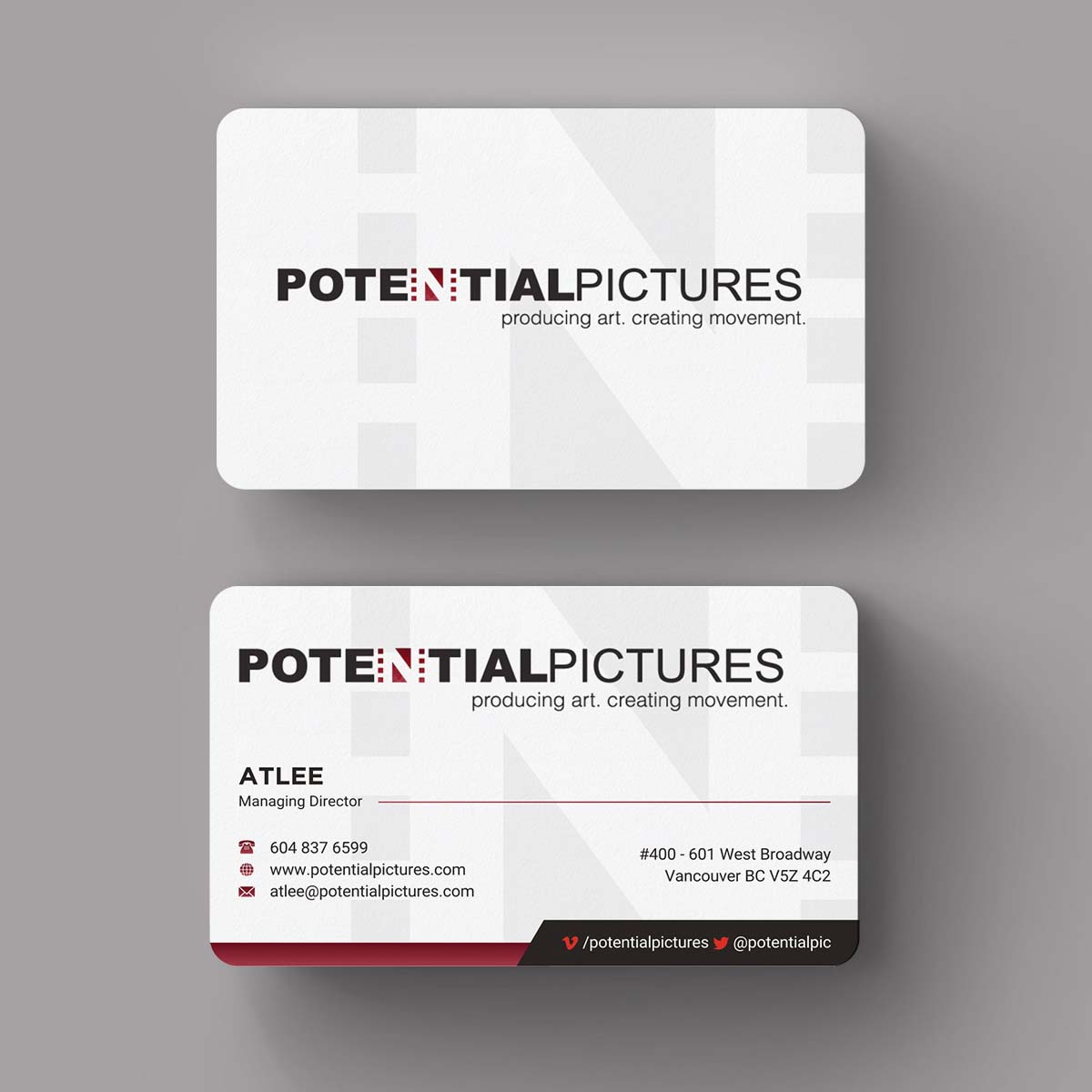 Schreibwaren-Design von INDIAN_Ashok für Potential Pictures Inc | Design #15336738