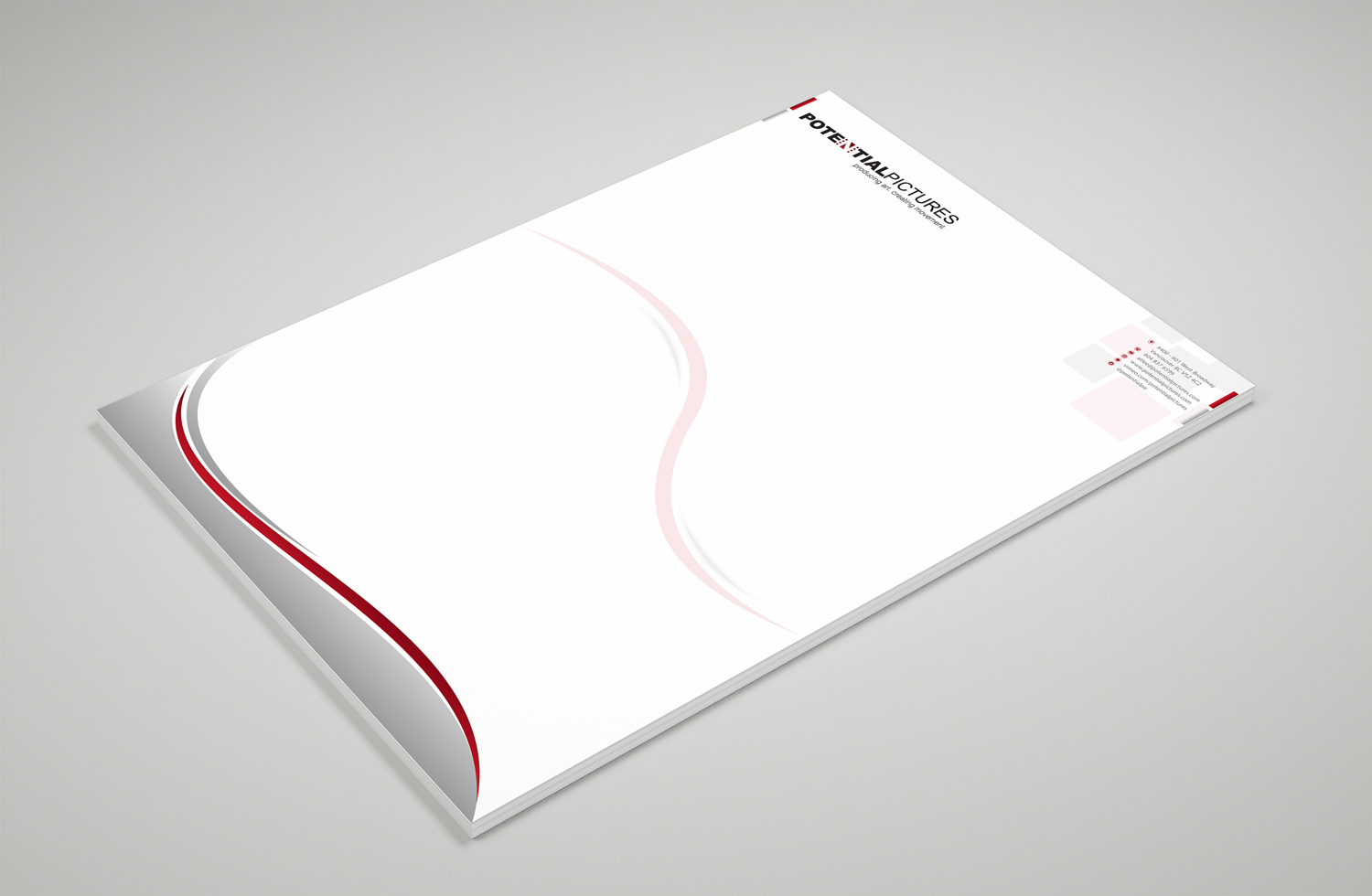 Diseño de Papelería por Petter Goms para Potential Pictures Inc | Diseño #15341087