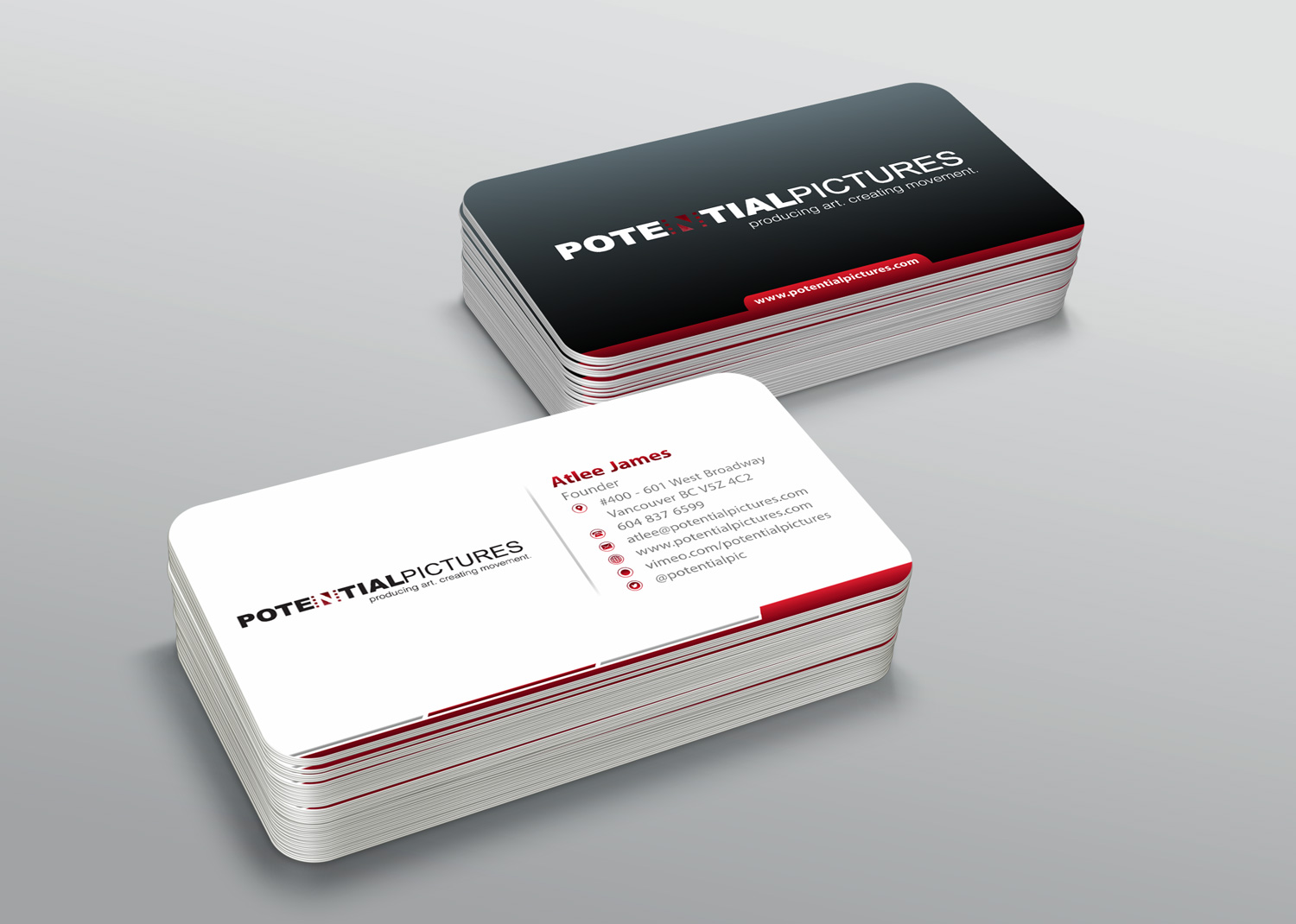 Stationery Design by Petter Goms for Potential Pictures Inc | Design #15341244