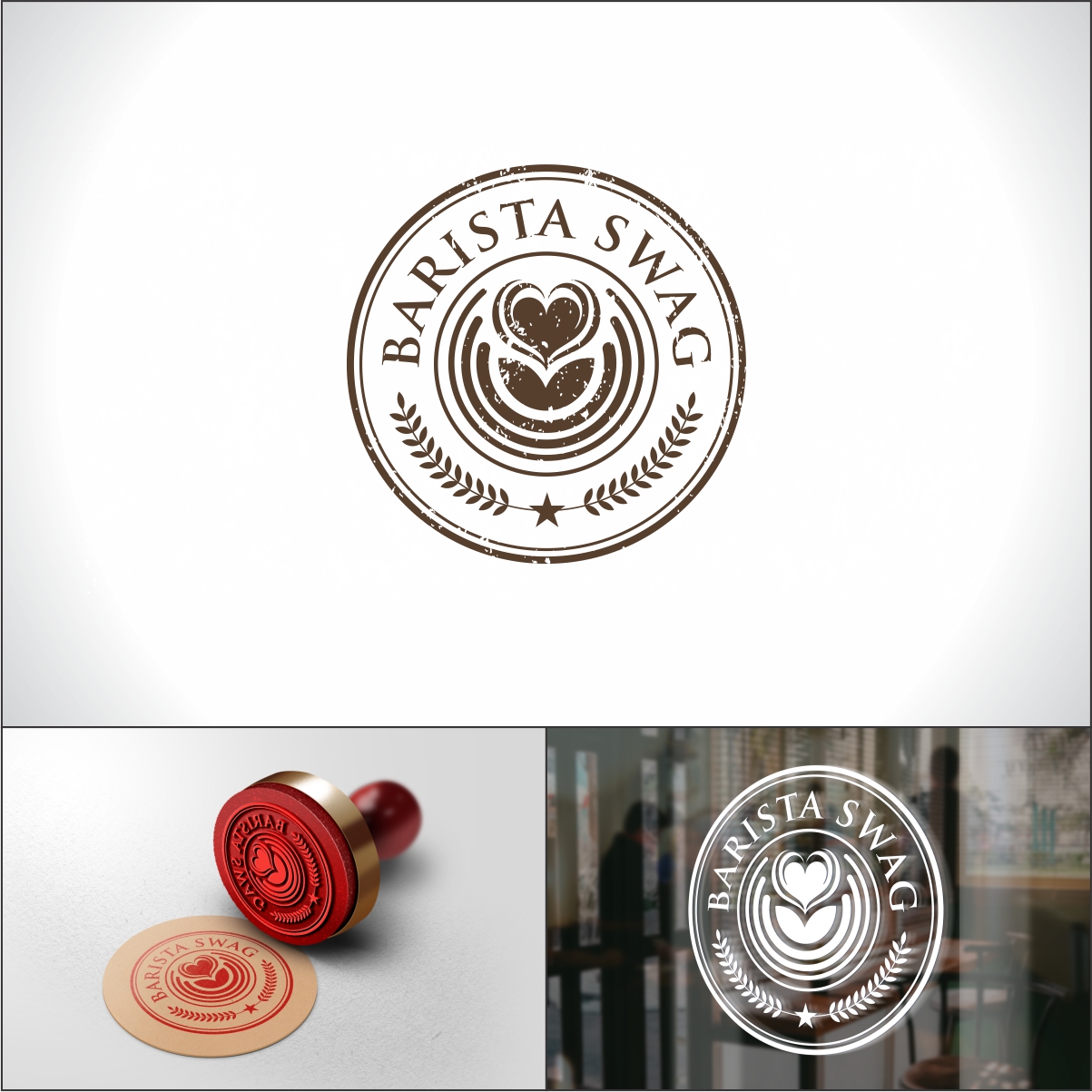 Logo Design by Robert Macwan for Barista Swag | Design #15445574