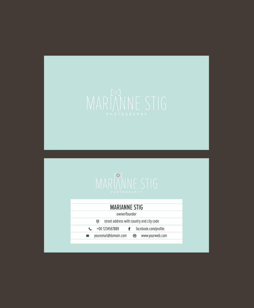 Logo Design by ideaz2050 for Marianne Stig Photography | Design #15424586