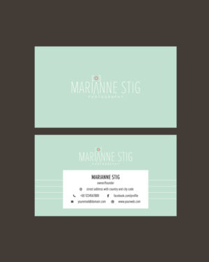 Design de Logo par ideaz2050 pour Marianne Stig Photography | Design : #15436475