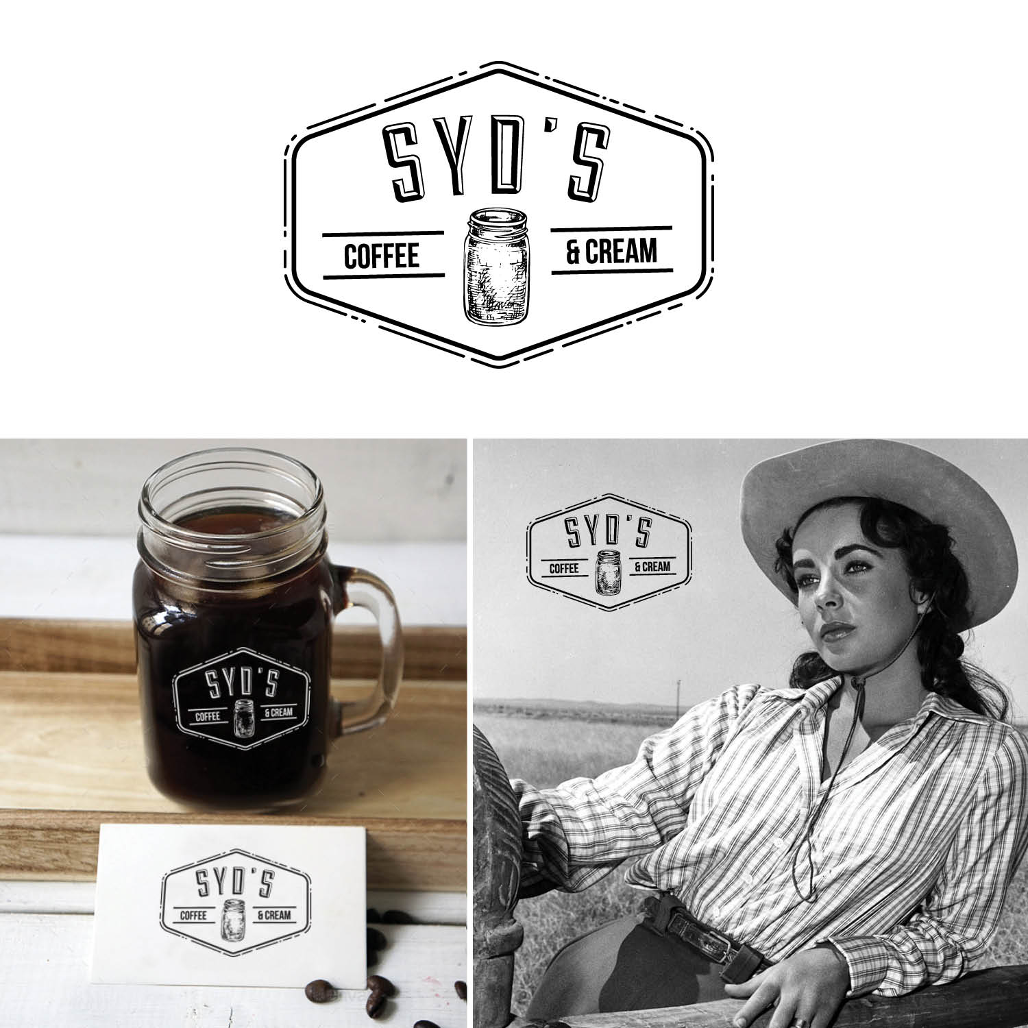 Logo-Design von GLOW creative für Syd's Coffee and Cream | Design #15369183