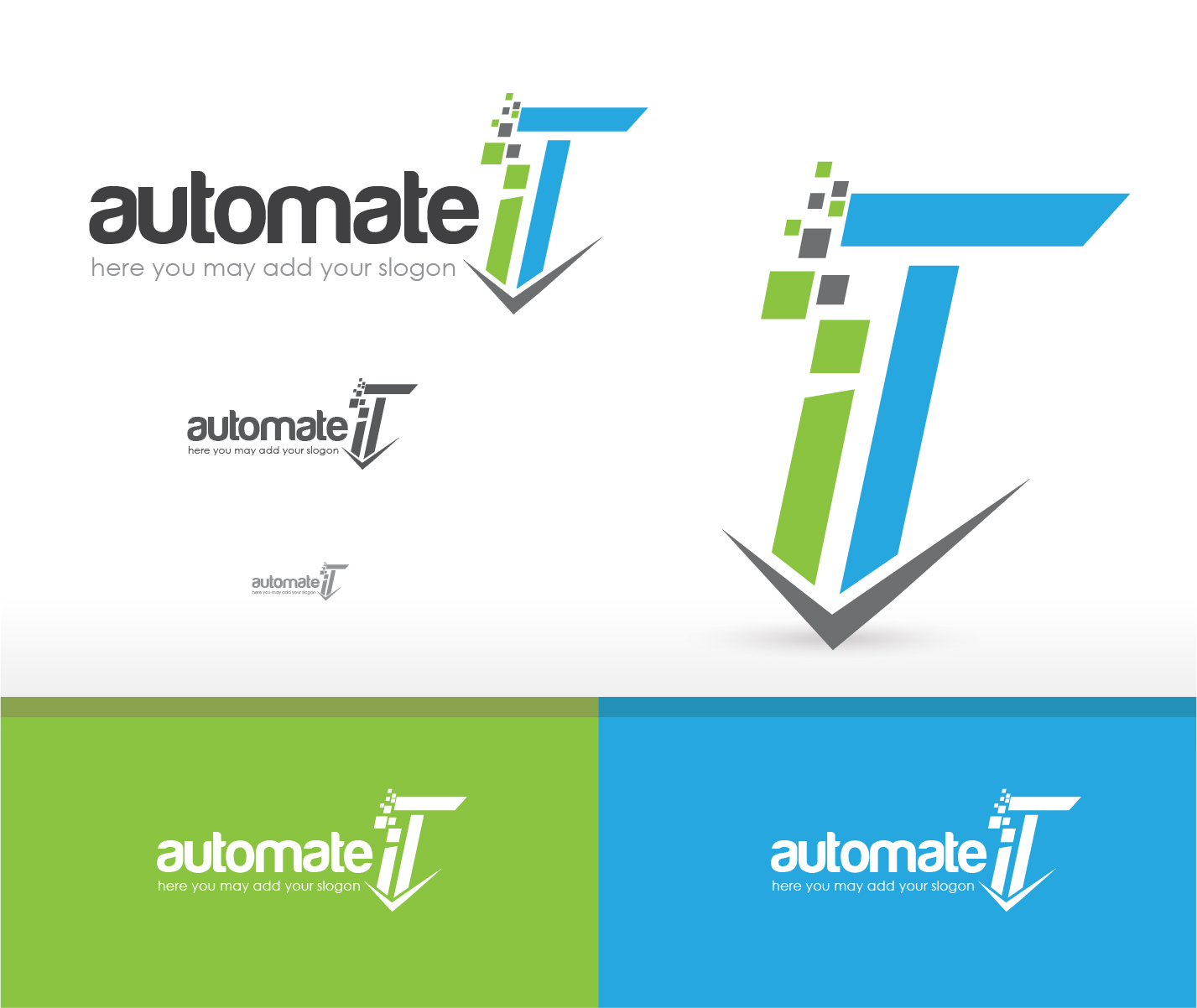 Logo Design by Qaiser Abbas for automateIT GmbH | Design #15372945