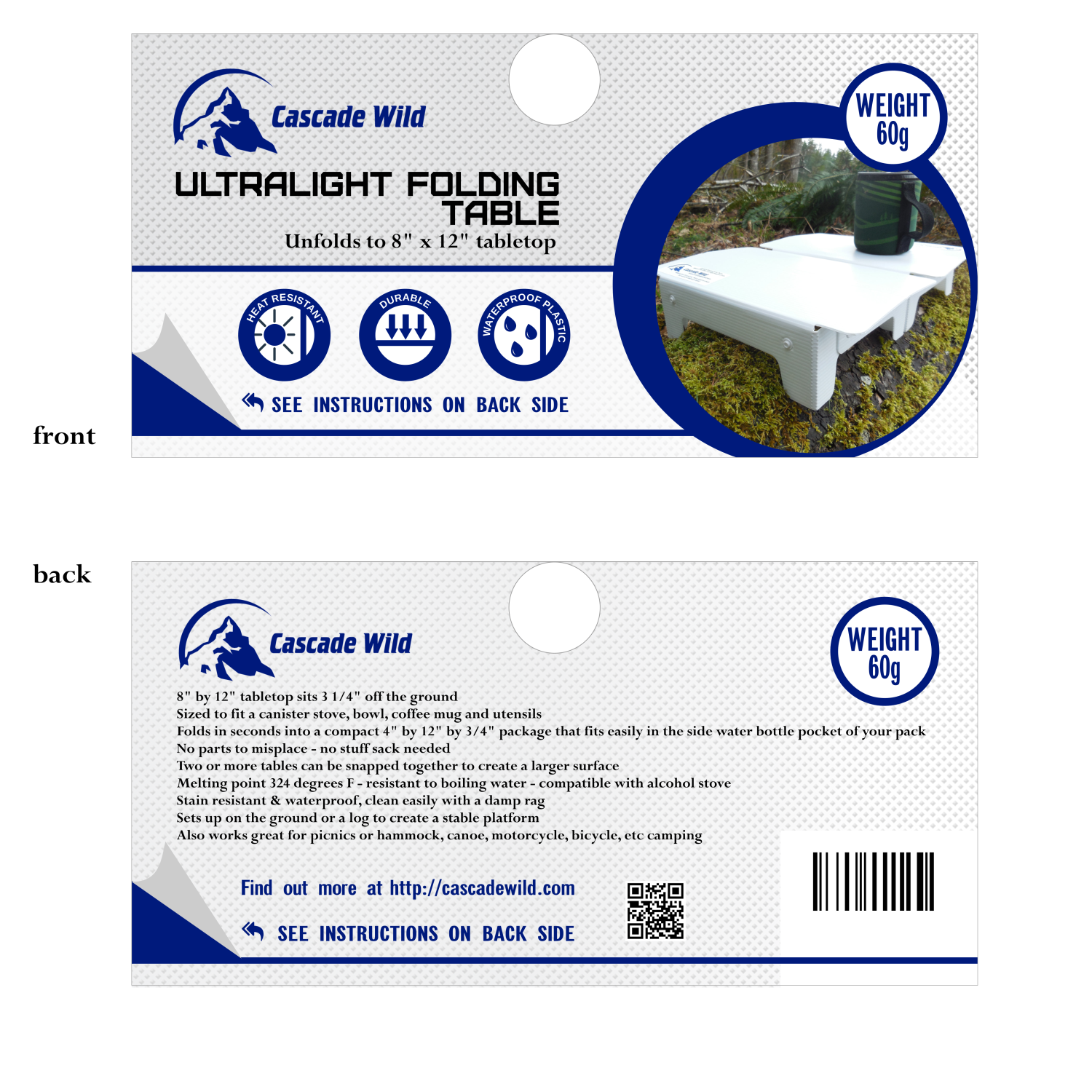 Design Emballage par elveneclipse pour Cascade Wild LLC | Design #15379907