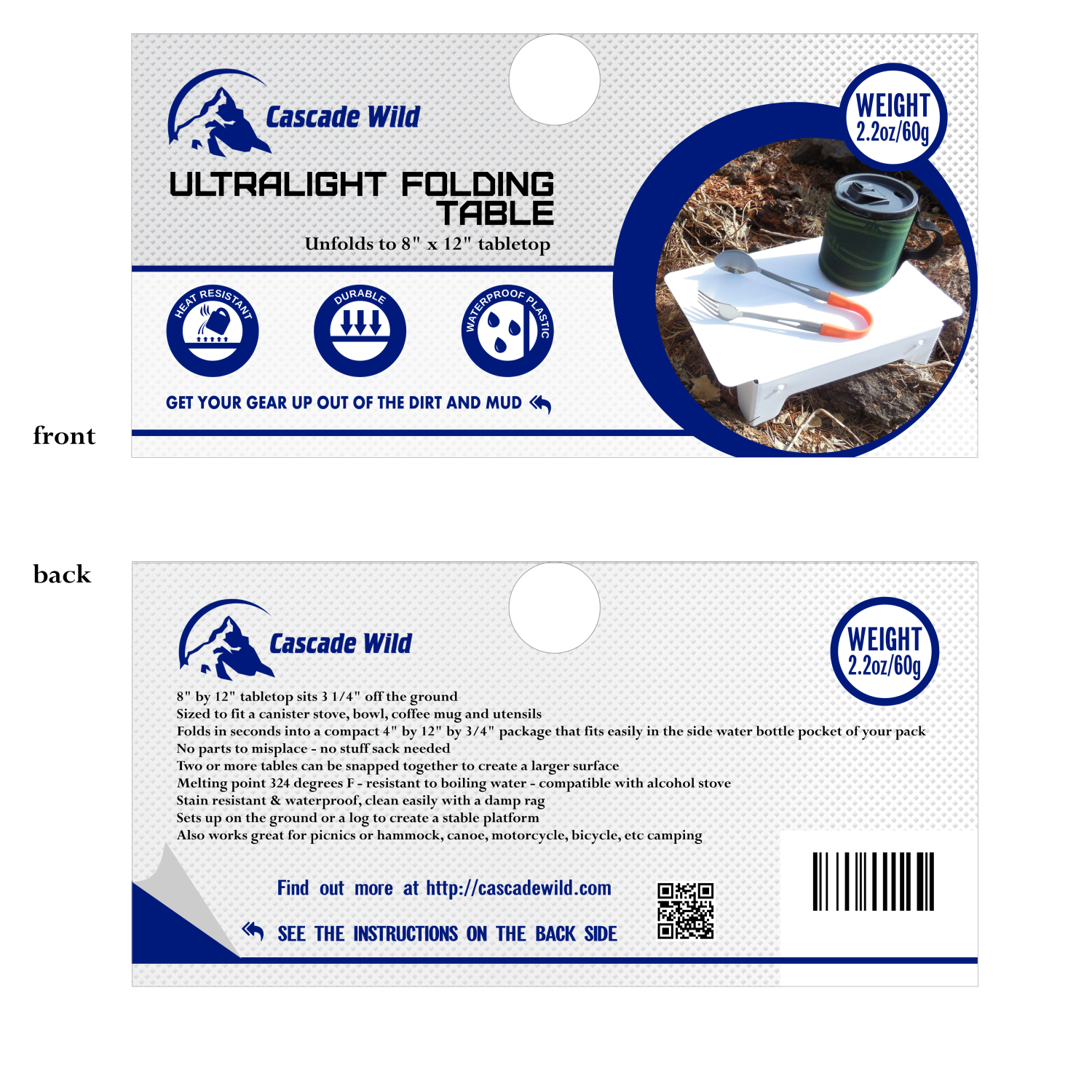 Packaging Design by elveneclipse for Cascade Wild LLC | Design #15386104