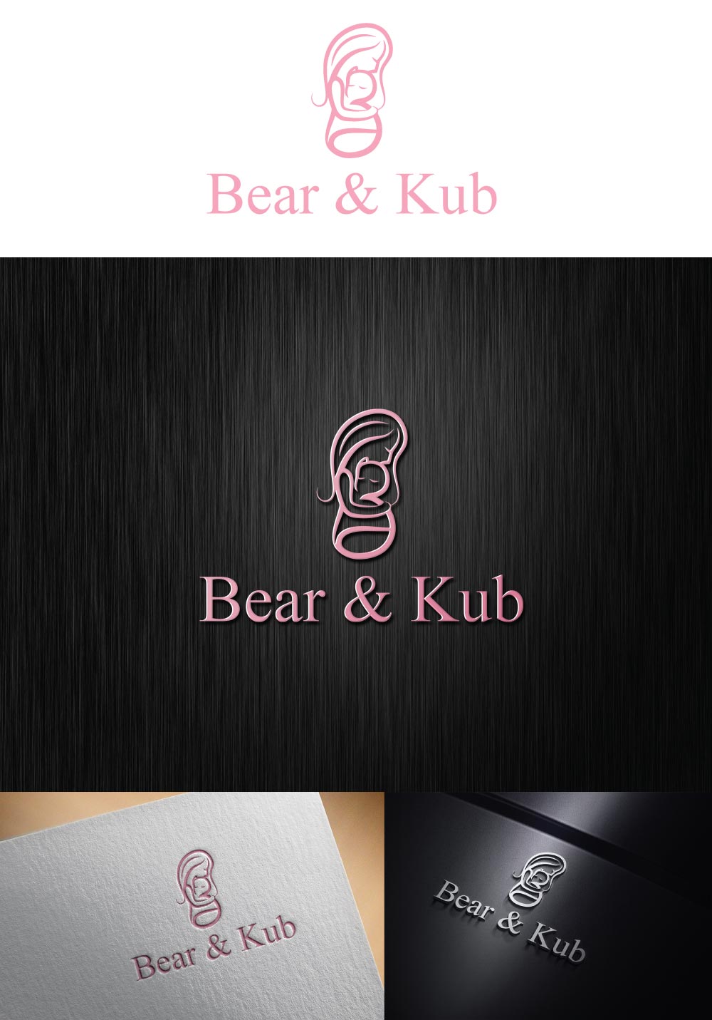Logo Design by johnnyblackman for Bear and Kub  | Design #15379116