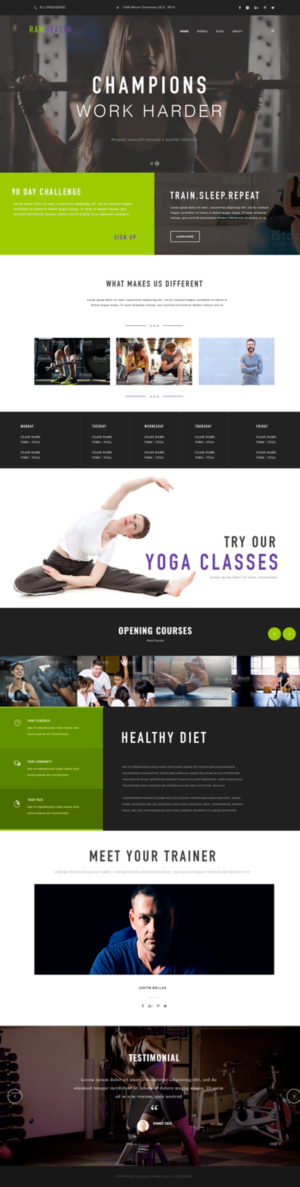 Web-Design von Private Labs für Raw Health Systems | Design: #15489402