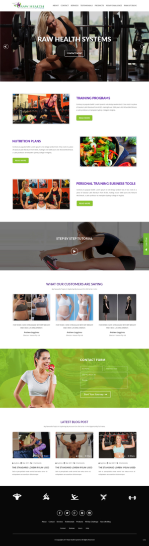 Web-Design von pb für Raw Health Systems | Design: #15365003