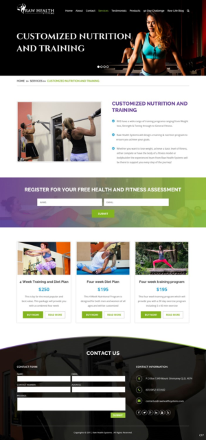 Web-Design von pb für Raw Health Systems | Design: #15558986