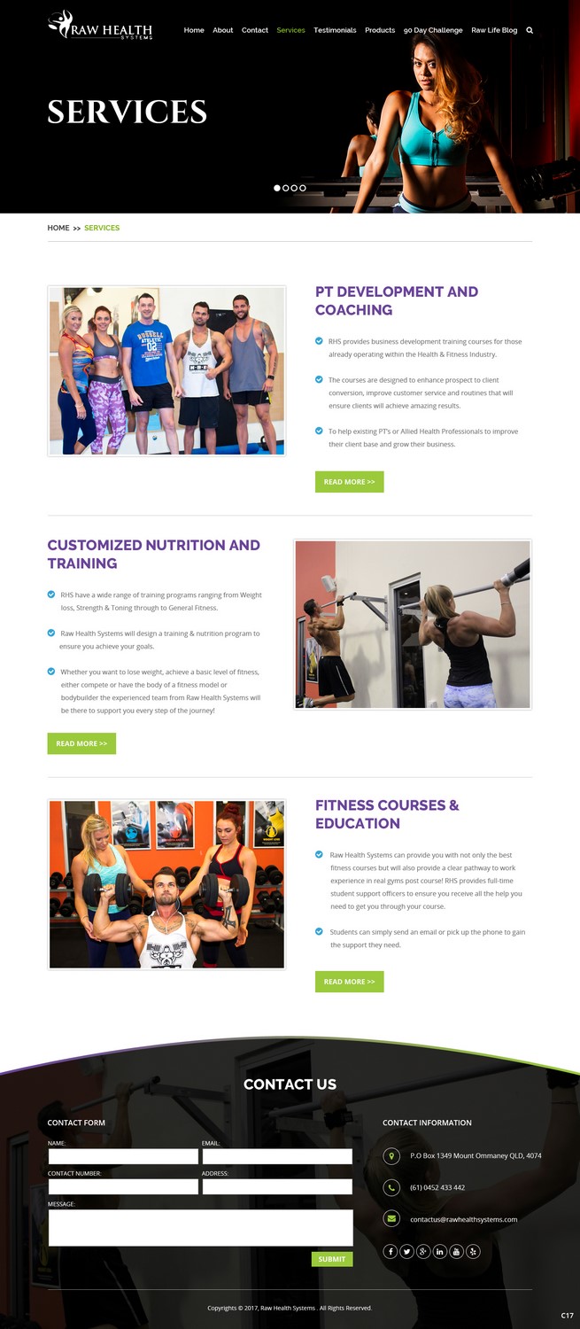 Web-Design von pb für Raw Health Systems | Design #15558987