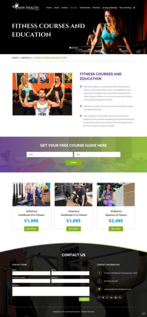 Web-Design von pb für Raw Health Systems | Design: #15558989