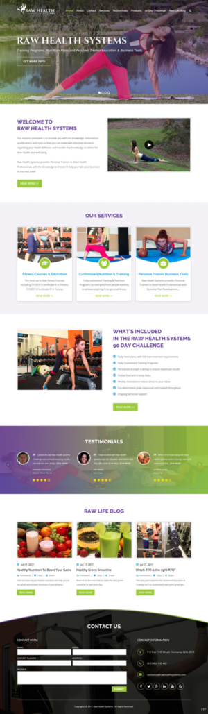 Web-Design von pb für Raw Health Systems | Design: #15736332