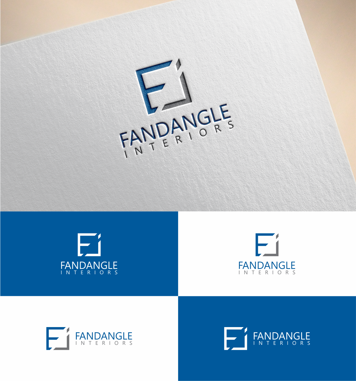Logo-Design von MKR für Fandangle Interiors | Design #15359045