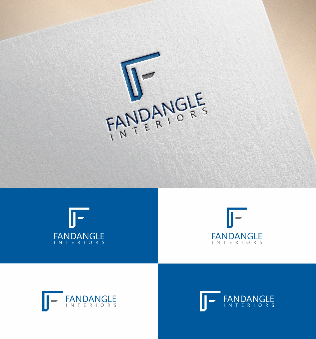 Logo Design by MKR for Fandangle Interiors | Design #15359048
