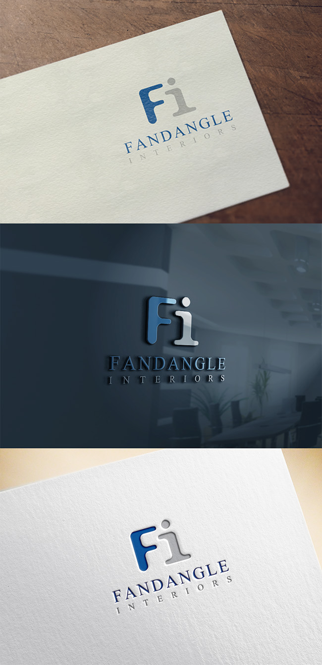 Logo-Design von Black_idea für Fandangle Interiors | Design #15370516
