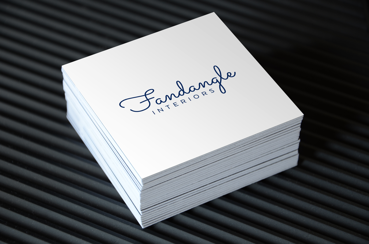 Logo Design by junkanoo for Fandangle Interiors | Design #15485241
