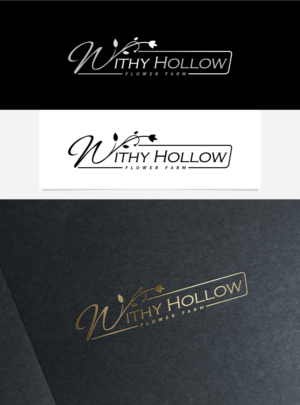 Logo Design by somani for Withy Hollow Flower Farm | Design: #15357746