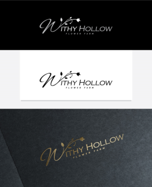 Logo Design by somani for Withy Hollow Flower Farm | Design: #15382429