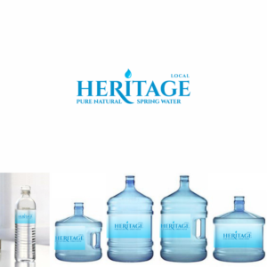 Local HERITAGE  Pure Natural Spring Water  | Diseño de Logo por Deant