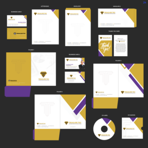 Schreibwaren-Design von uniquedesign10 für Treasure Tax, LLC | Design: #15410723