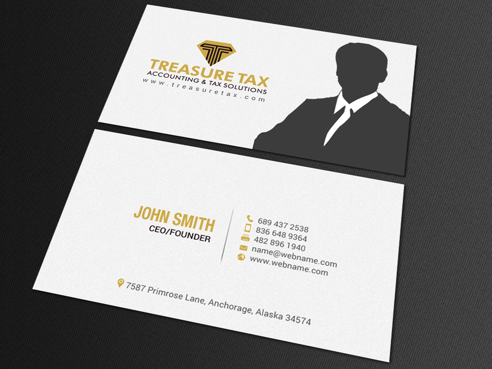 Schreibwaren-Design von chandrayaan.creative für Treasure Tax, LLC | Design #15362379