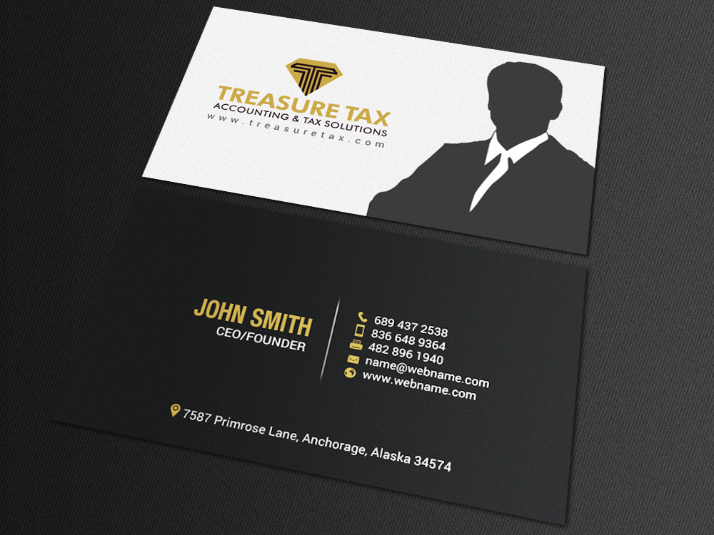 Schreibwaren-Design von chandrayaan.creative für Treasure Tax, LLC | Design #15362380