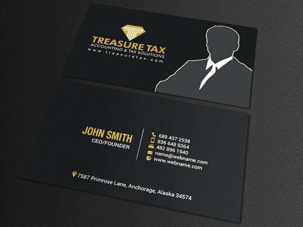 Schreibwaren-Design von chandrayaan.creative für Treasure Tax, LLC | Design #15362383