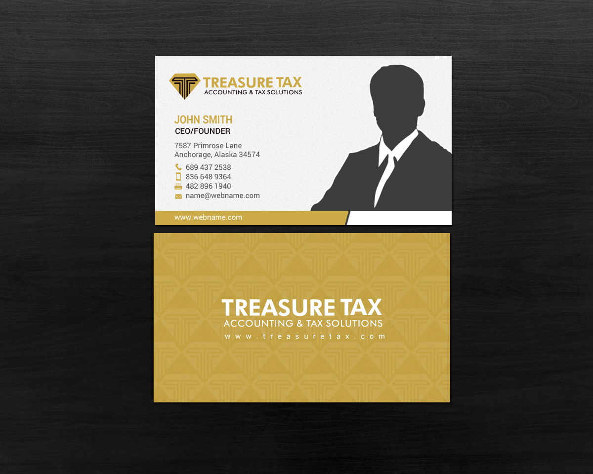 Schreibwaren-Design von chandrayaan.creative für Treasure Tax, LLC | Design #15362994