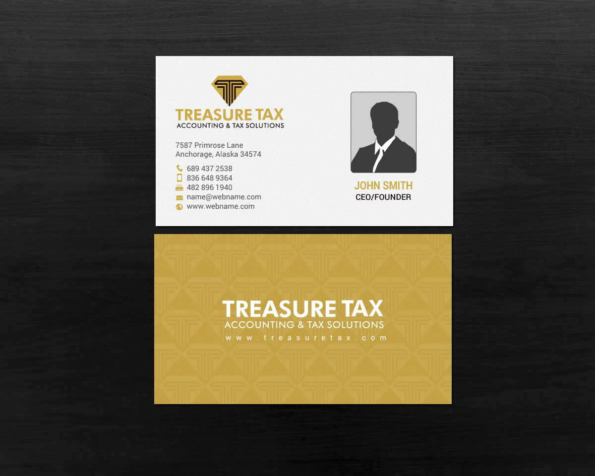 Schreibwaren-Design von chandrayaan.creative für Treasure Tax, LLC | Design #15362996