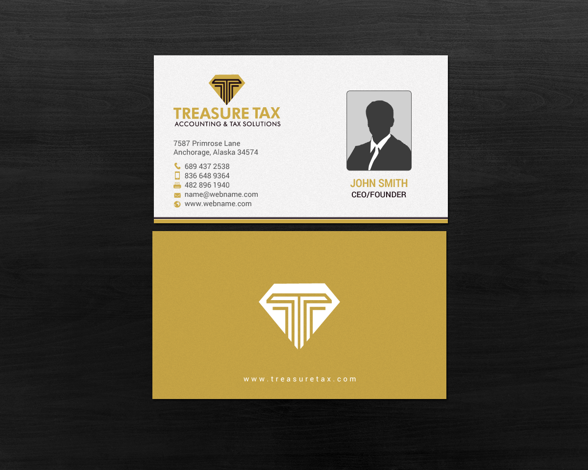 Schreibwaren-Design von chandrayaan.creative für Treasure Tax, LLC | Design #15363002