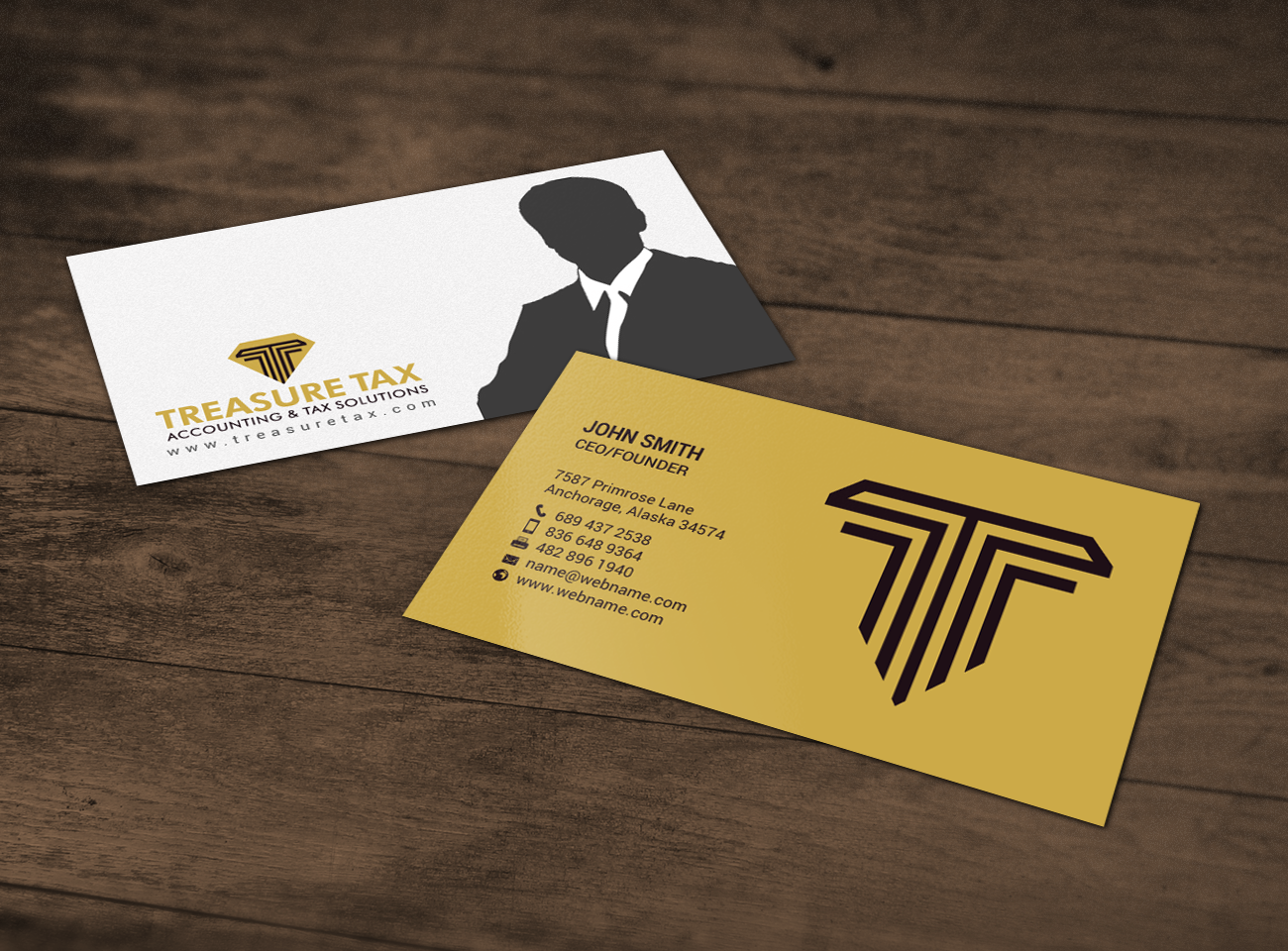 Schreibwaren-Design von chandrayaan.creative für Treasure Tax, LLC | Design #15363073