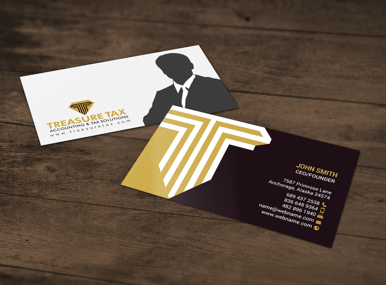 Schreibwaren-Design von chandrayaan.creative für Treasure Tax, LLC | Design #15363074