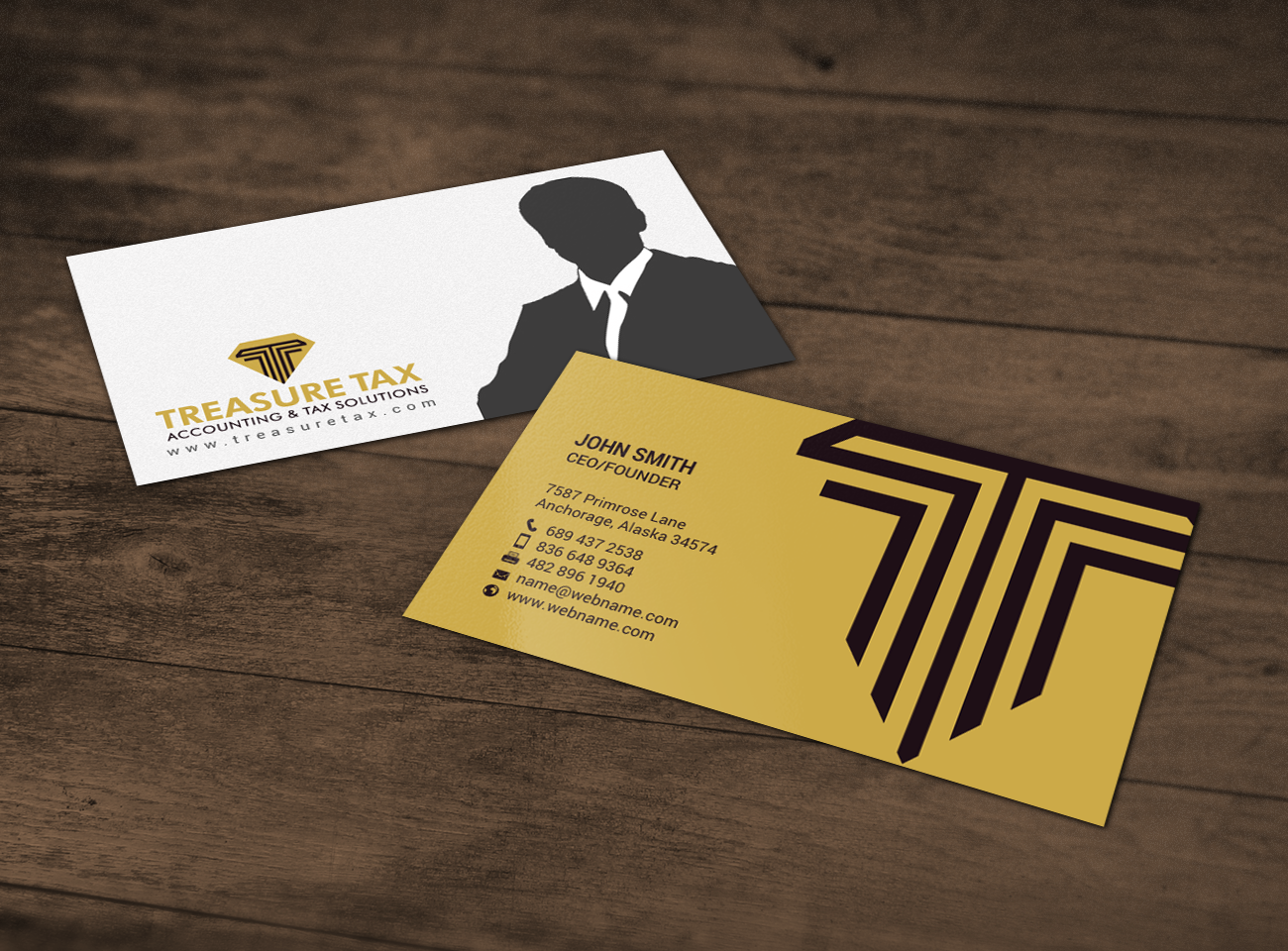 Schreibwaren-Design von chandrayaan.creative für Treasure Tax, LLC | Design #15363075