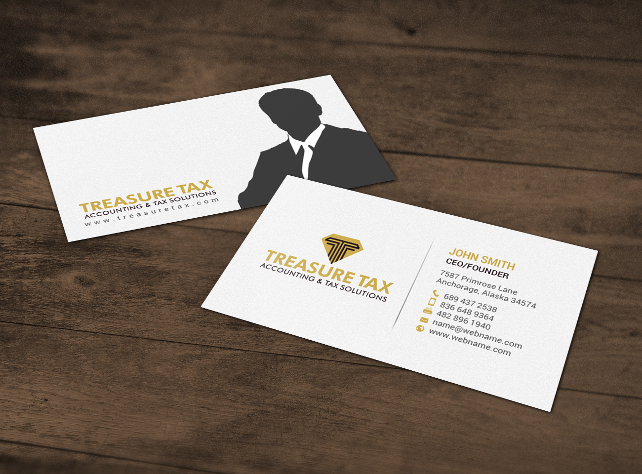 Schreibwaren-Design von chandrayaan.creative für Treasure Tax, LLC | Design #15363076