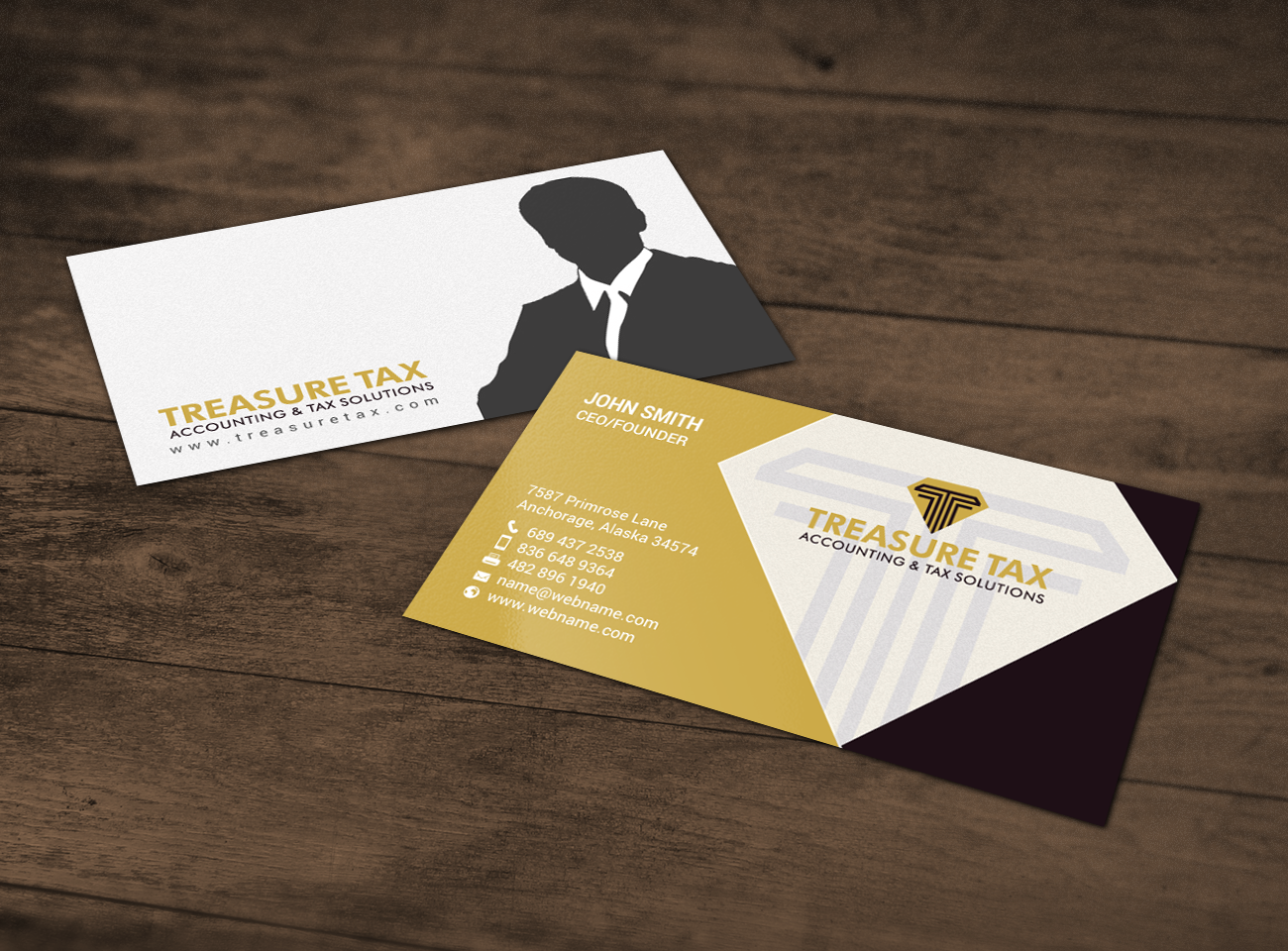 Schreibwaren-Design von chandrayaan.creative für Treasure Tax, LLC | Design #15363267