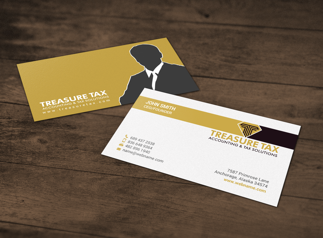 Schreibwaren-Design von chandrayaan.creative für Treasure Tax, LLC | Design #15363279