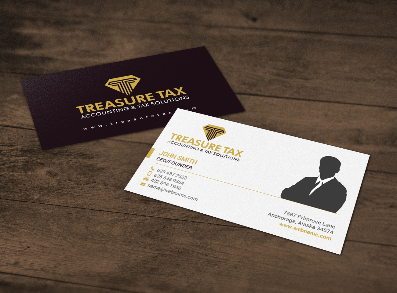 Schreibwaren-Design von chandrayaan.creative für Treasure Tax, LLC | Design #15363423