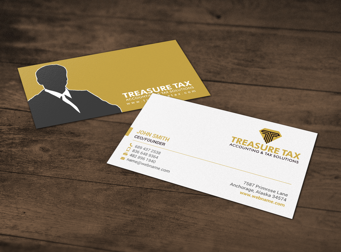 Schreibwaren-Design von chandrayaan.creative für Treasure Tax, LLC | Design #15363424