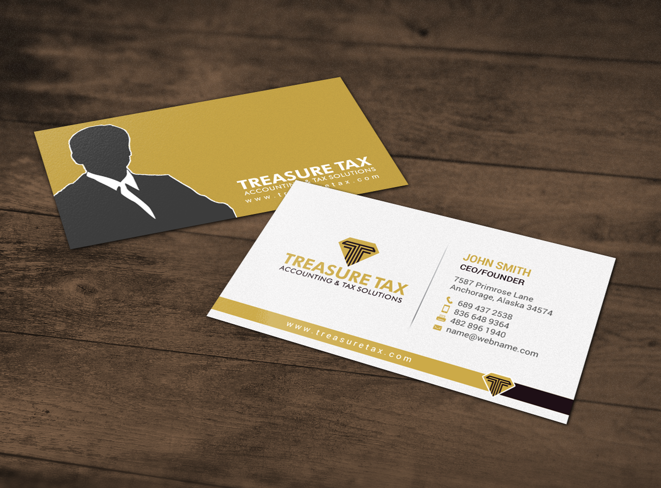 Schreibwaren-Design von chandrayaan.creative für Treasure Tax, LLC | Design #15363426