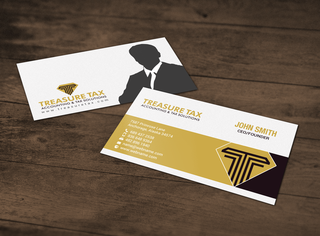 Schreibwaren-Design von chandrayaan.creative für Treasure Tax, LLC | Design #15363452