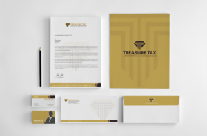 Schreibwaren-Design von chandrayaan.creative für Treasure Tax, LLC | Design: #15371094