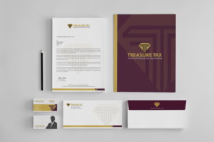 Schreibwaren-Design von chandrayaan.creative für Treasure Tax, LLC | Design: #15449892