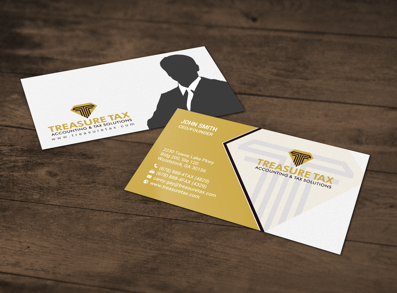 Schreibwaren-Design von chandrayaan.creative für Treasure Tax, LLC | Design #15554138