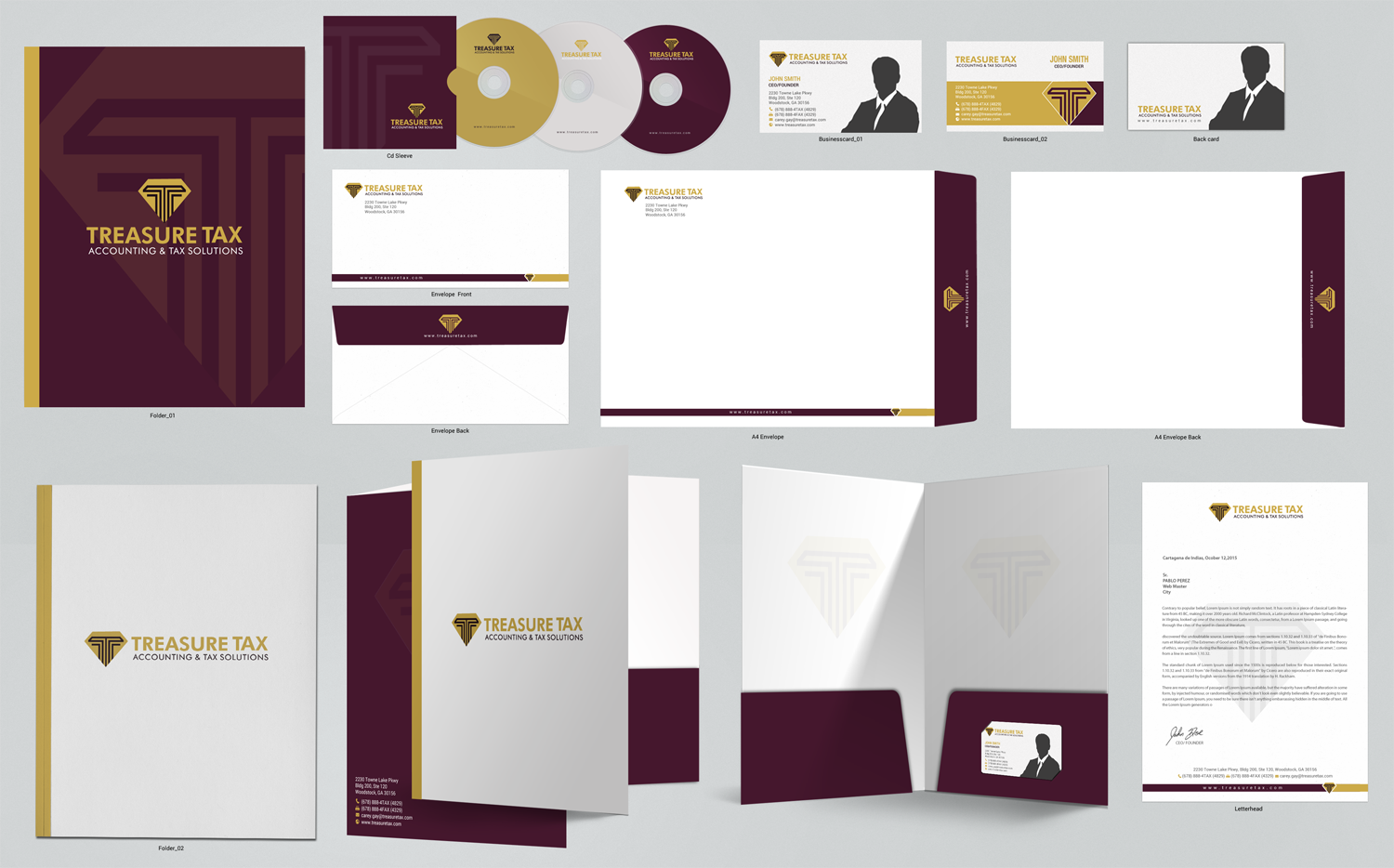 Schreibwaren-Design von chandrayaan.creative für Treasure Tax, LLC | Design #15564872