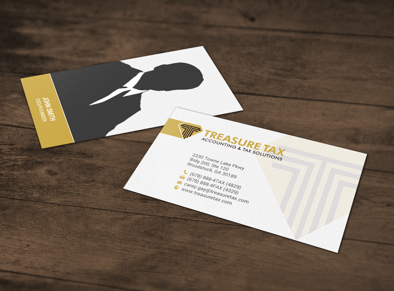 Schreibwaren-Design von chandrayaan.creative für Treasure Tax, LLC | Design #15625506