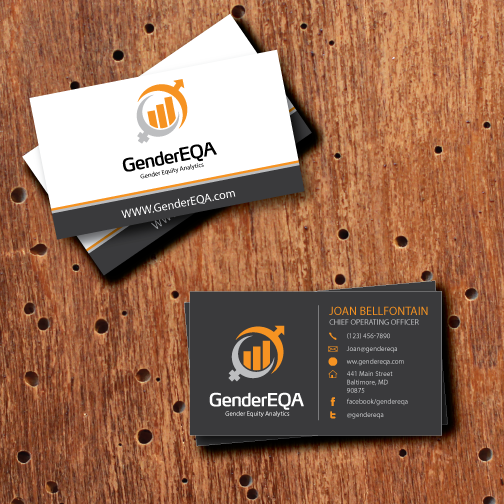 Visitenkarten-Design von TedAtkinson für GenderEQA | Design #2585463